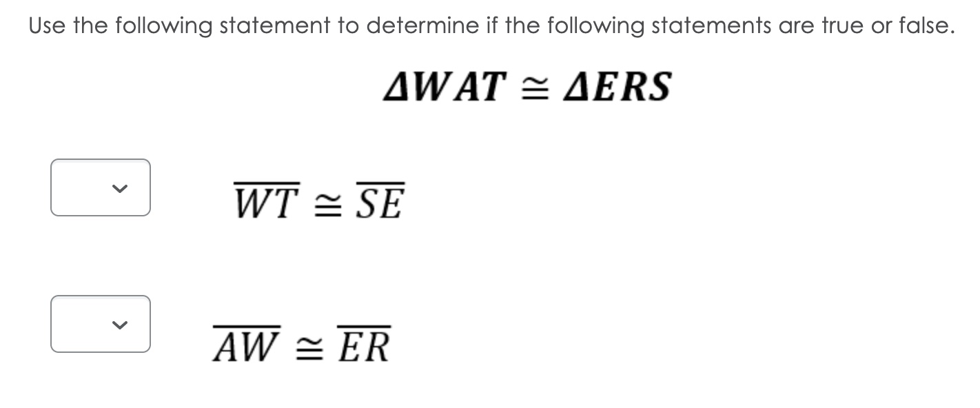 question 2 Use the following statement to