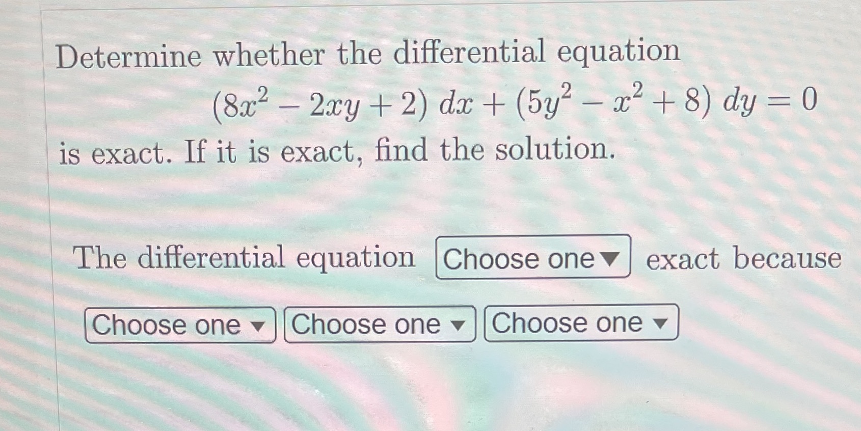 Please be clear Determine whether the