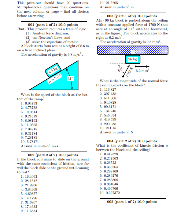 019 (part 1 of 2) 10.0 points A slingshot
