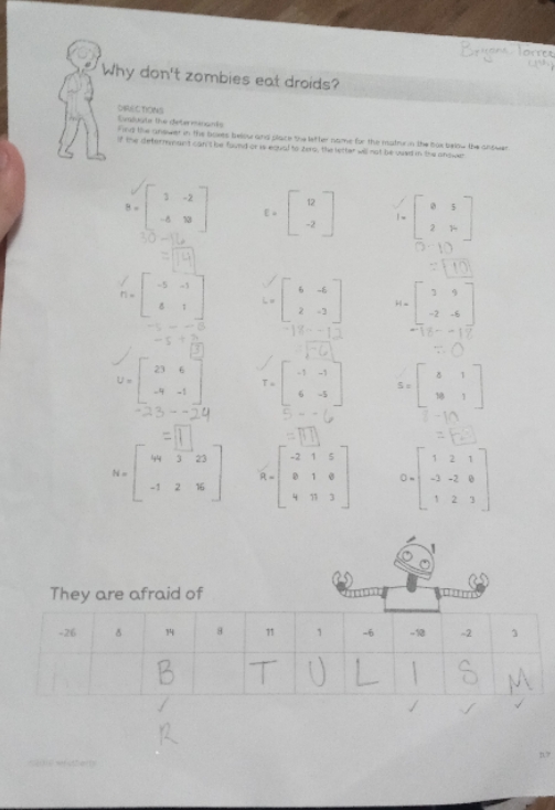 Boryone Torre Why don't zombies eat droids?