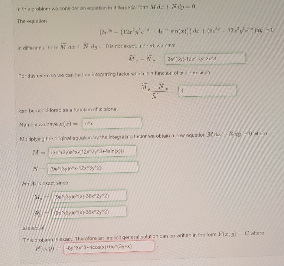 help on the last part. In this problem we