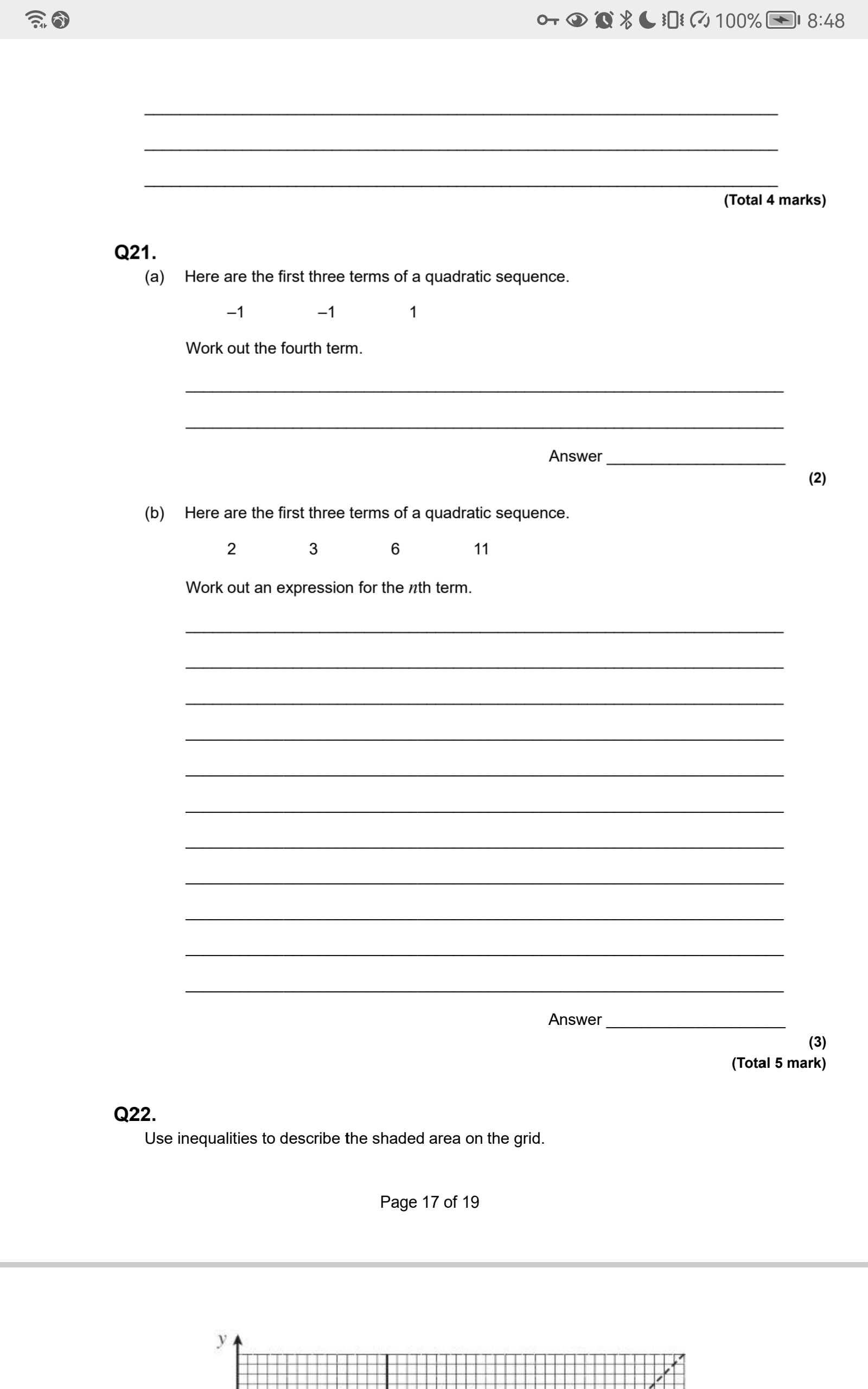 2223 023. (a) The diagram represents an