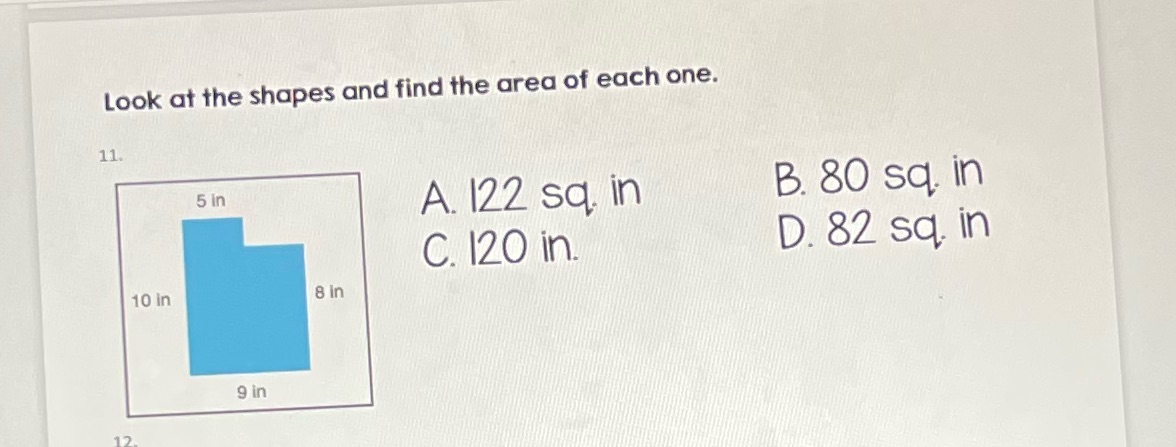 what's the answer ?? Look at the shapes and find