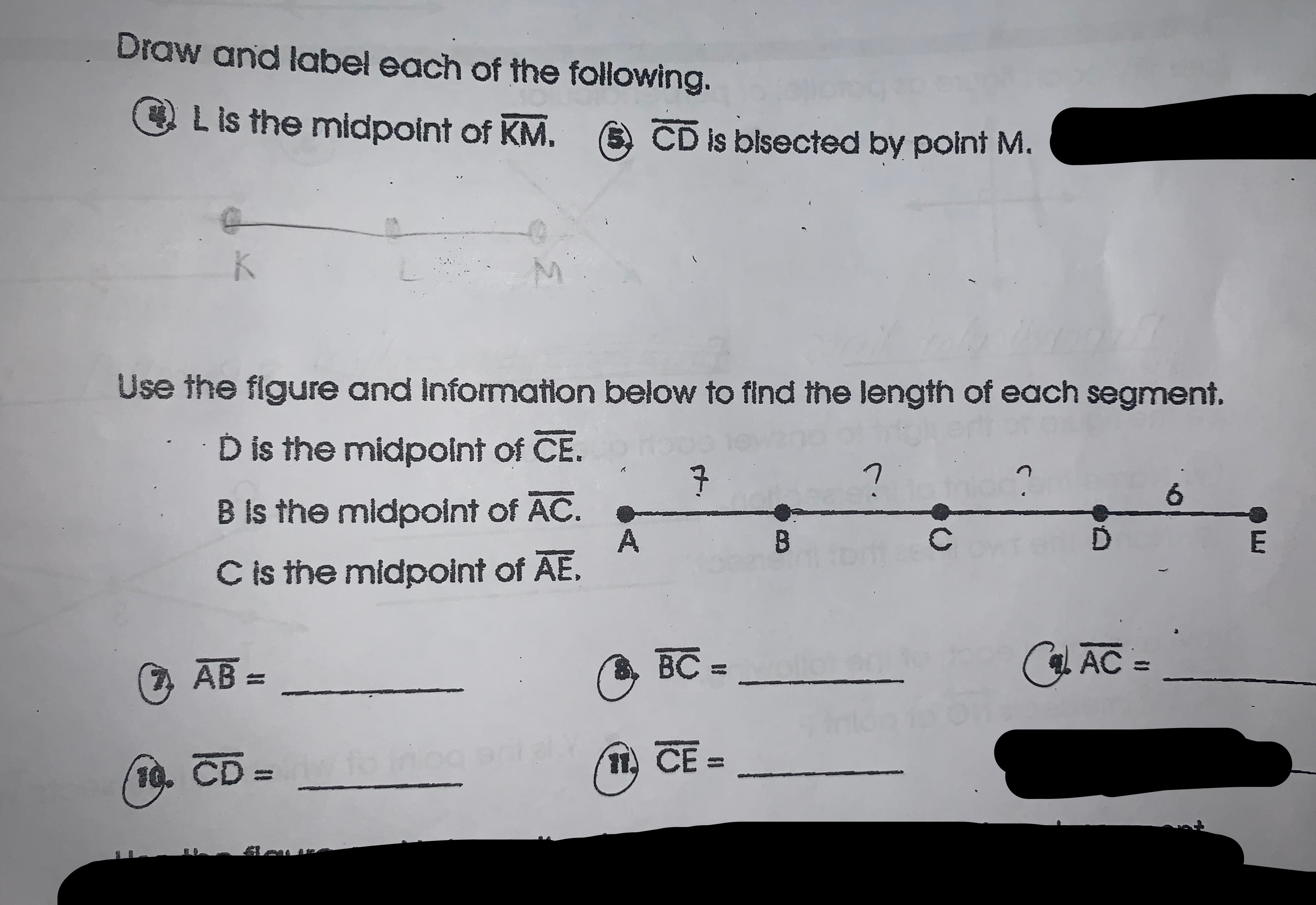 Please answer no. 4-5 and 7-11 thank you Draw and