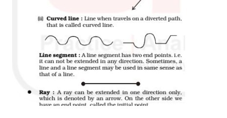 (if] Curved line : Line when travels on a