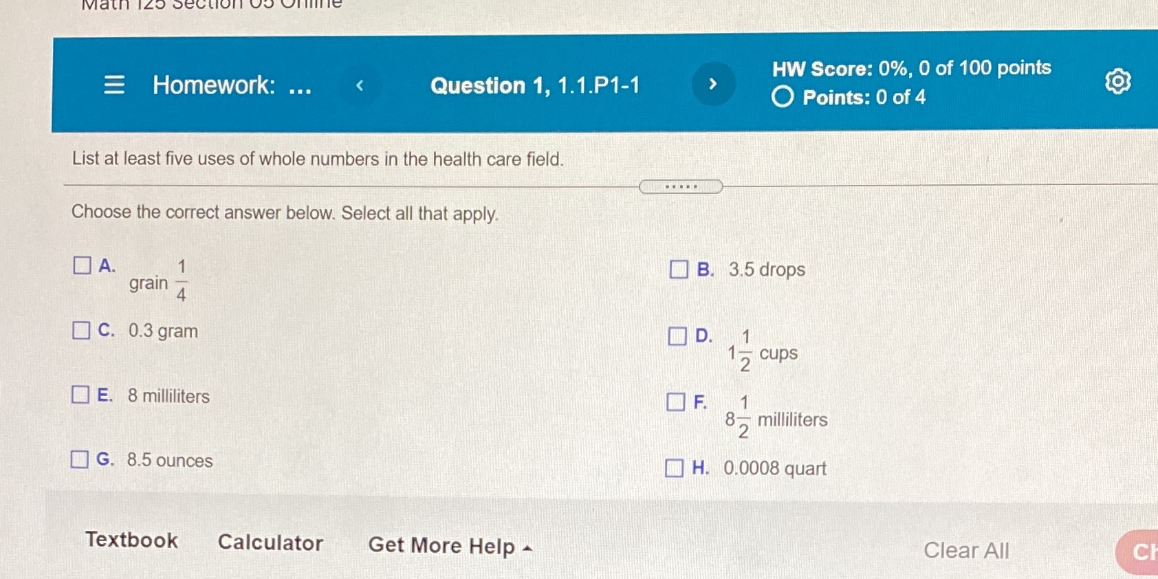 Math IZ HW Score: 0%, 0 of 100 points Homework: .