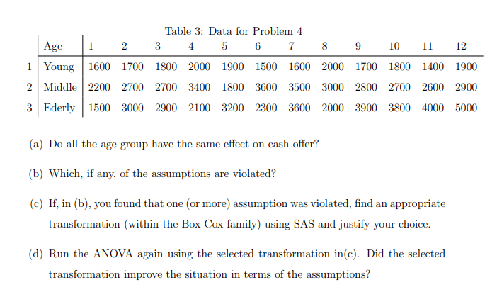 Problem 3 A consumer organization studied the