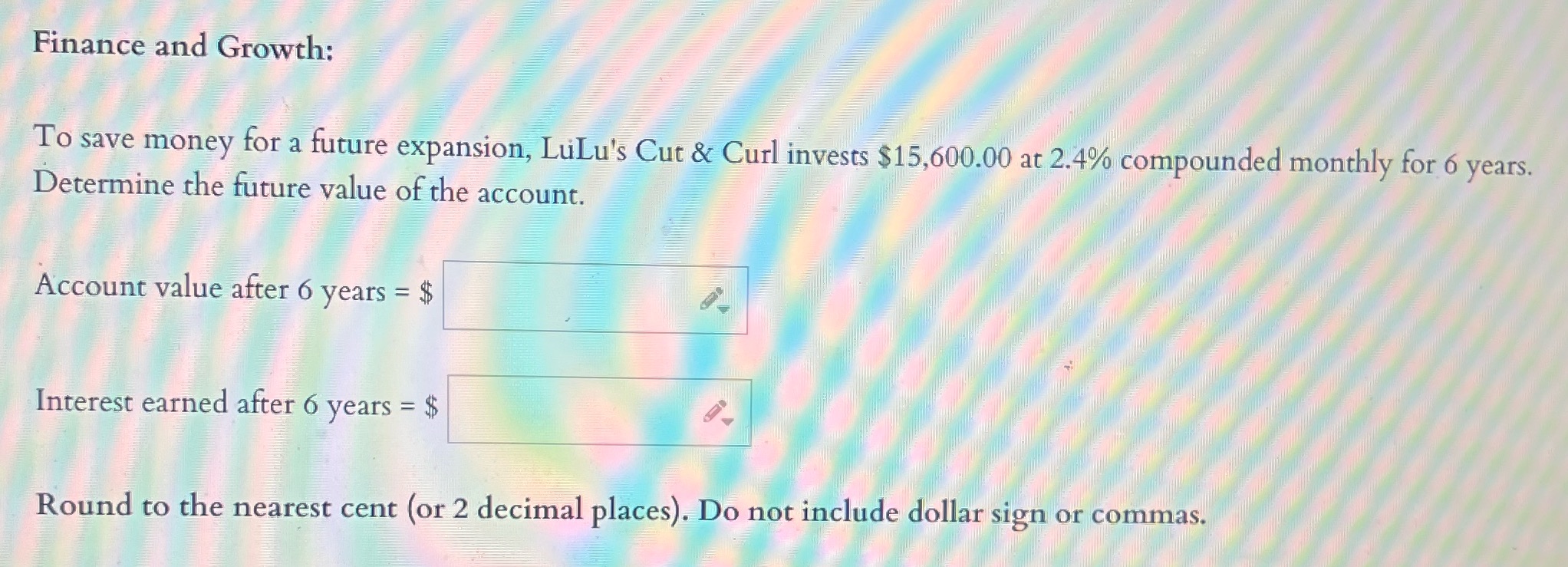 Finance and Growth: To save money for a future