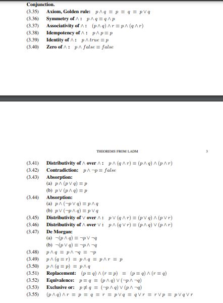 The exercises referred to come from the end of