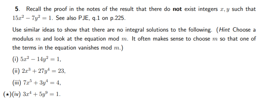 5. Recall the proof in the notes of the result