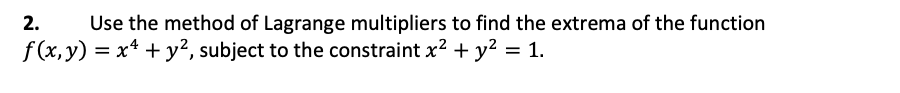 1. Find the particular solution of the