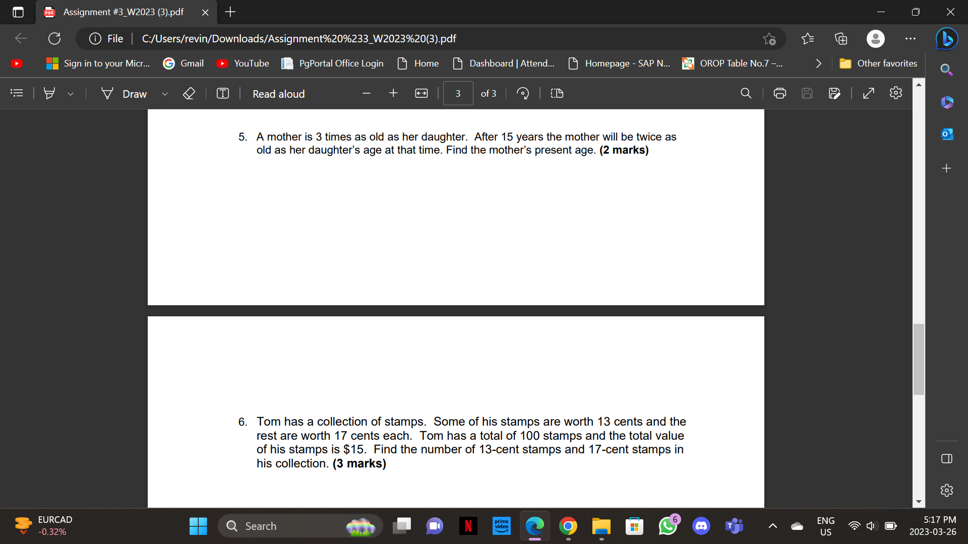 PDE Assignment #3_W2023 (3).pdf X File |