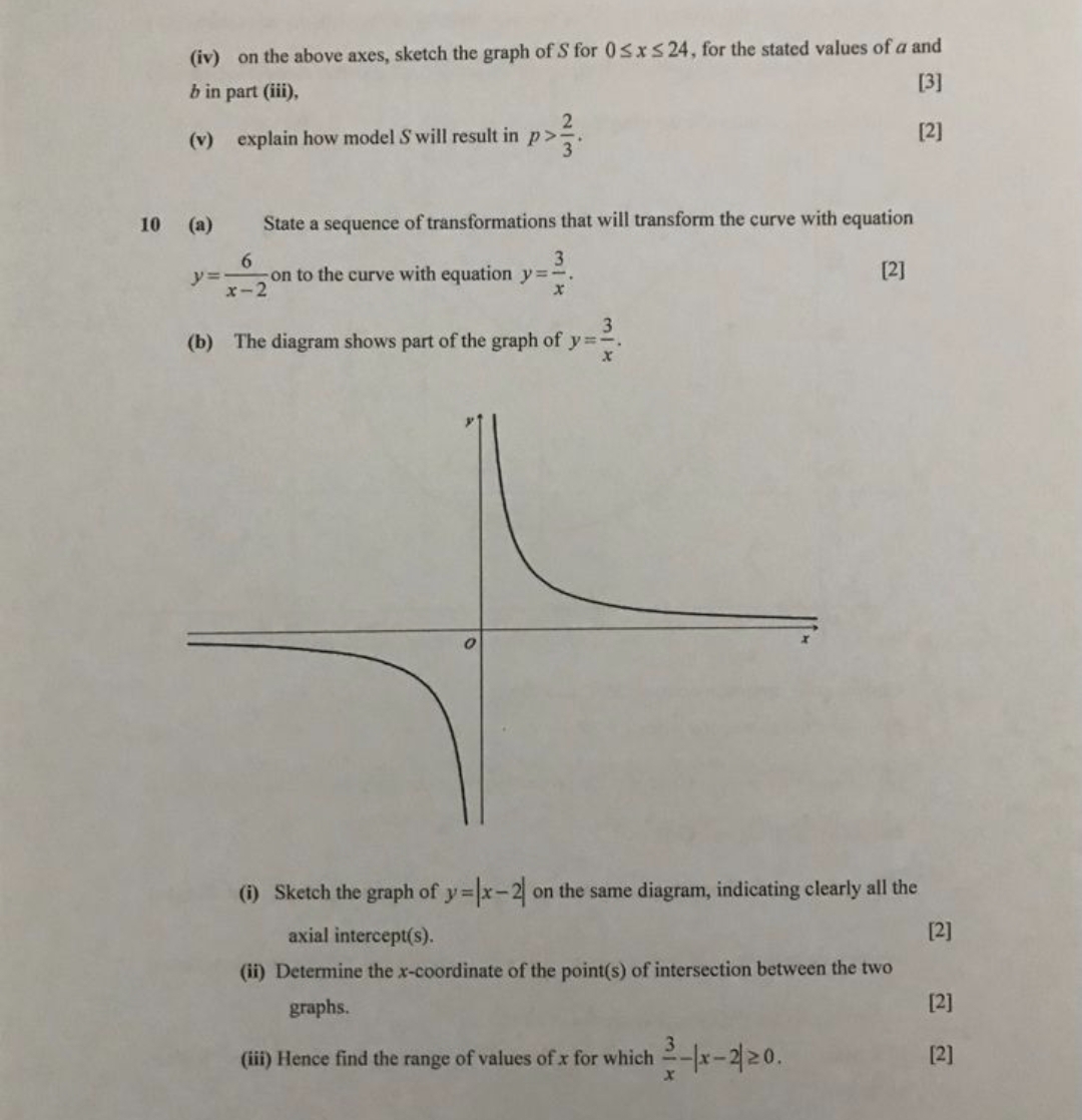 8 The equation of a circle is given by (x-2) +