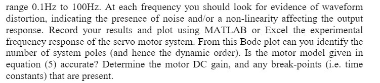 range 0.1Hz to lOOHz. At each frequency you