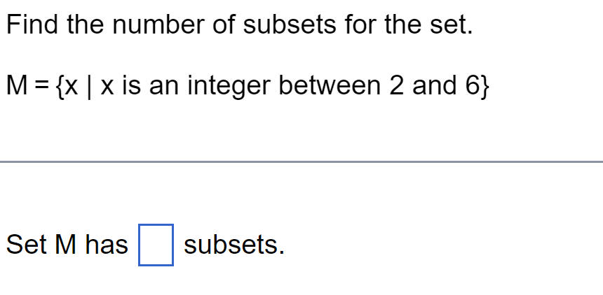 Write the resulting set using the listing method.