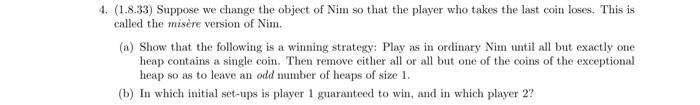 Need help.. All 4. (1.8.33) Suppose we change the
