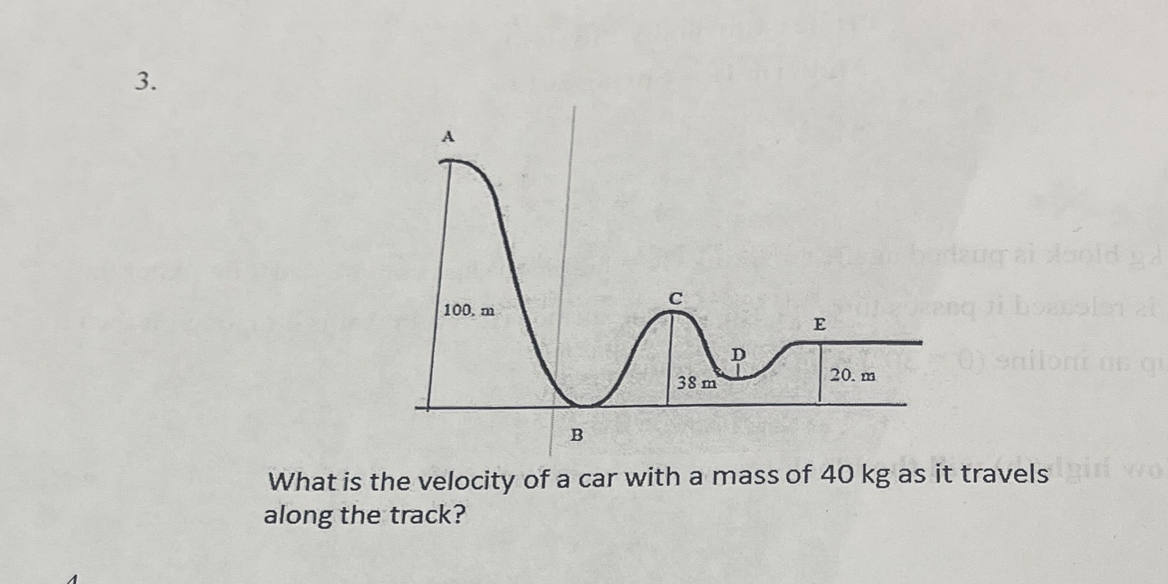 3. A berdauer al Moold ed C 100, m E D 38 m 20. m