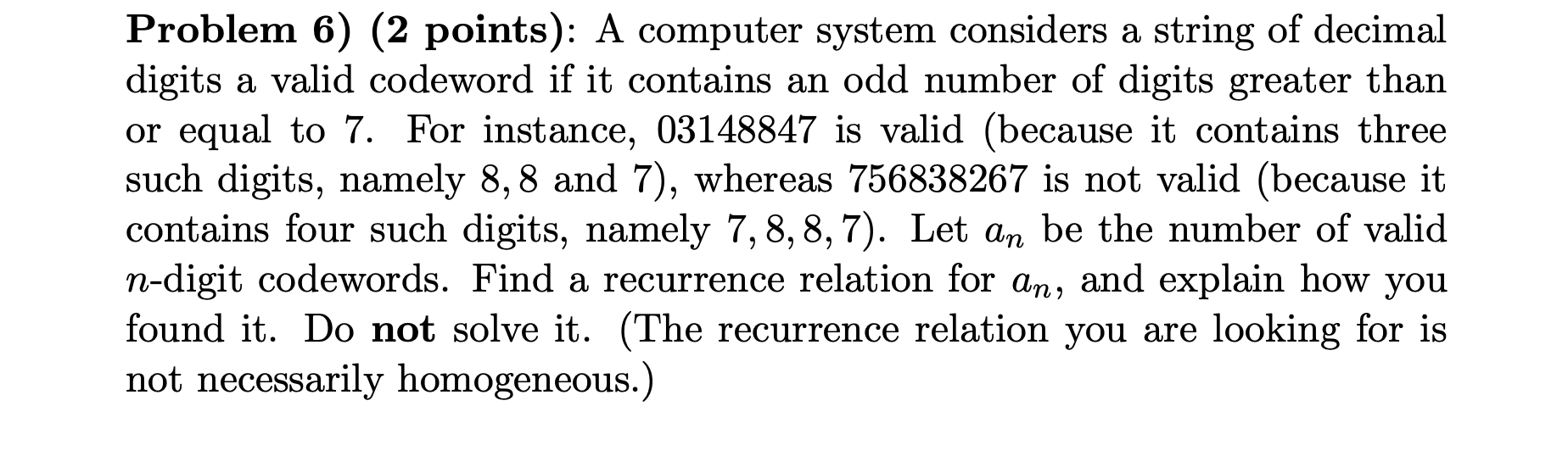 Discrete structures I have provided the question