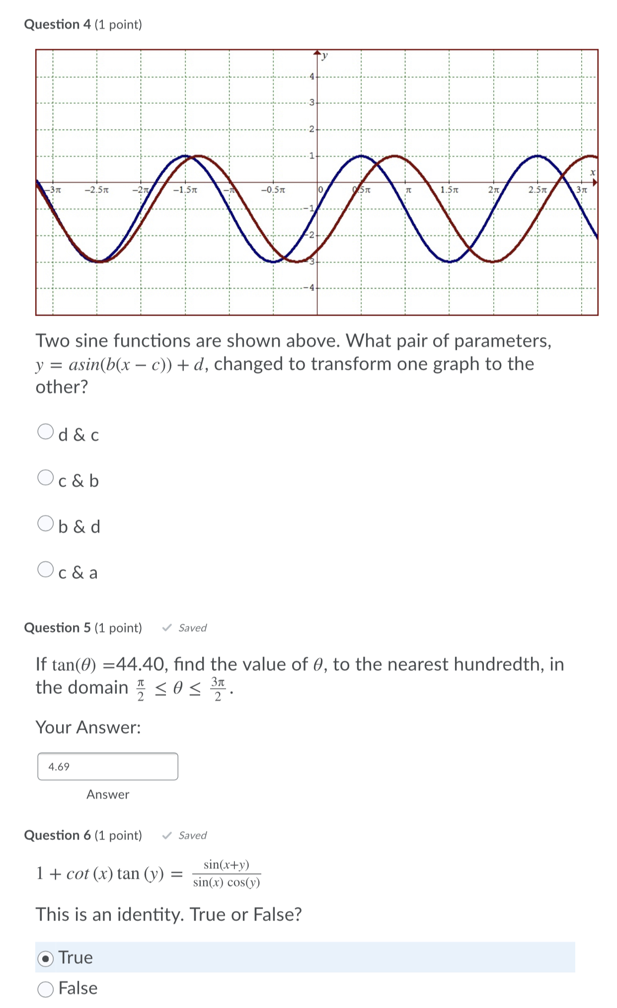 I need help with these 7 math questions and these