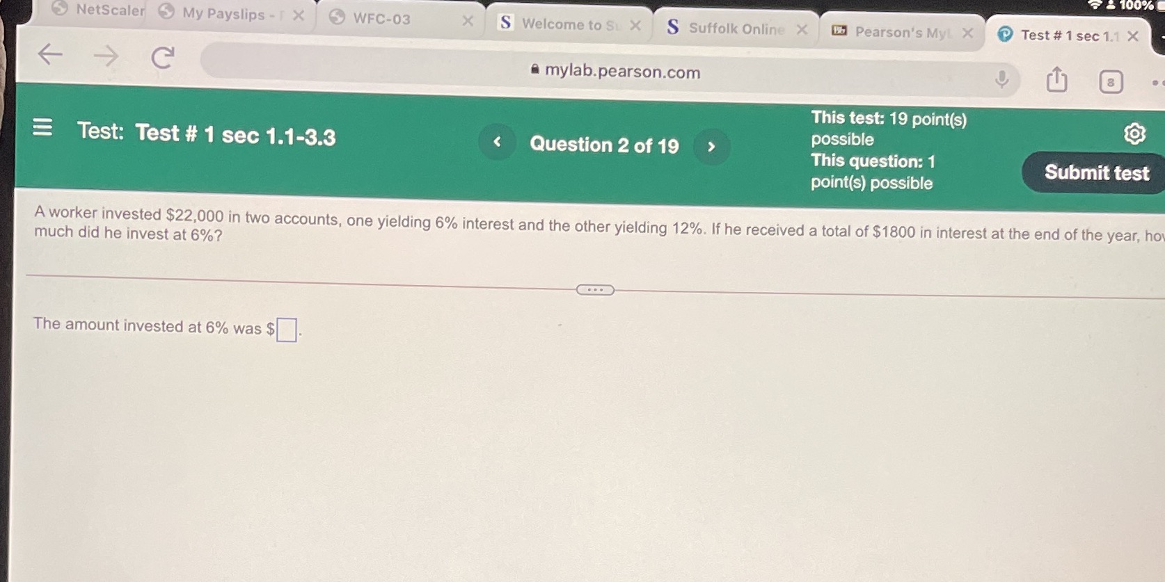 100% NetScaler 5 My Payslips - F X WFC-03 X S