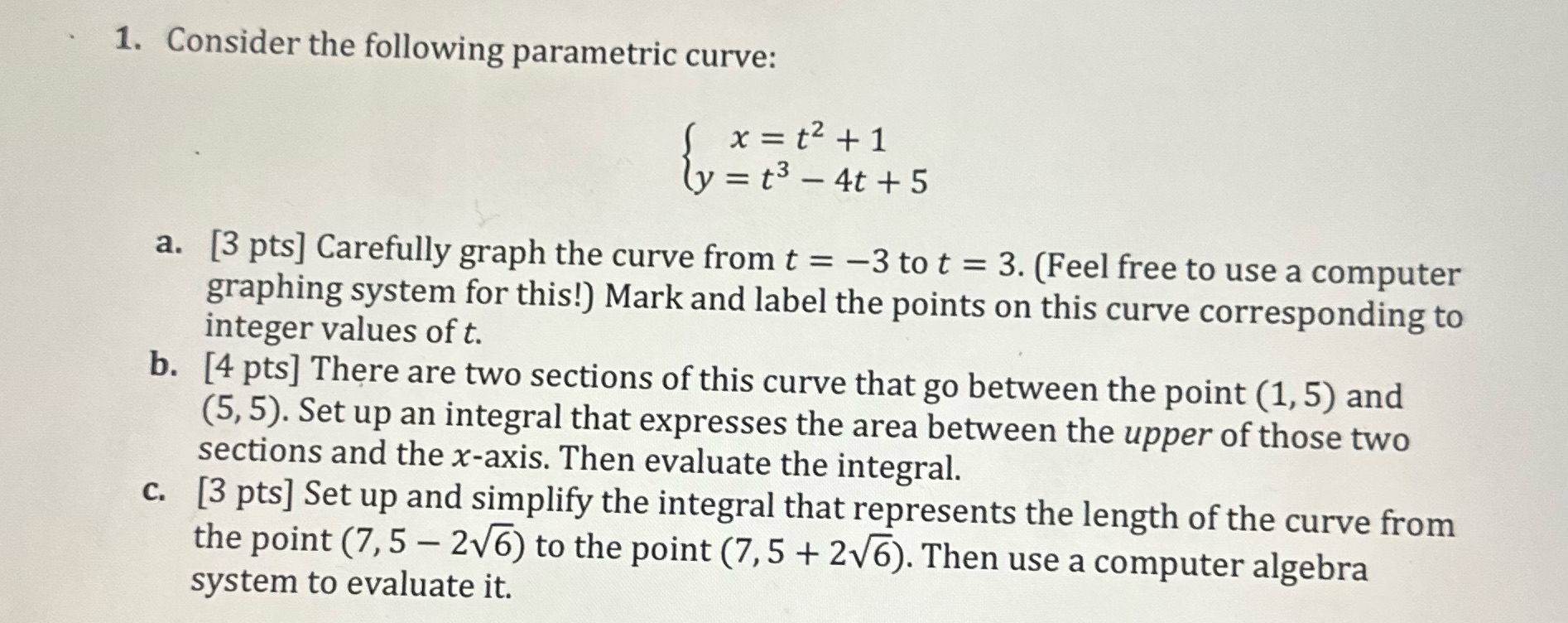Please provide clear graph for part a. 1.