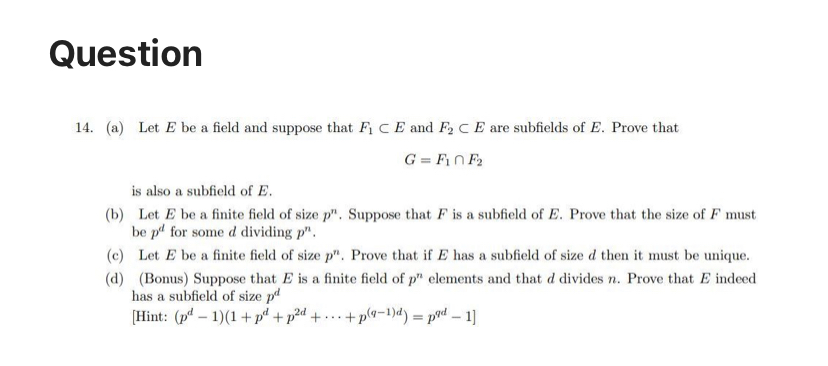 Question 3. (a) Define the multiplicative order