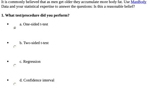 It is commonly believed that as men get older