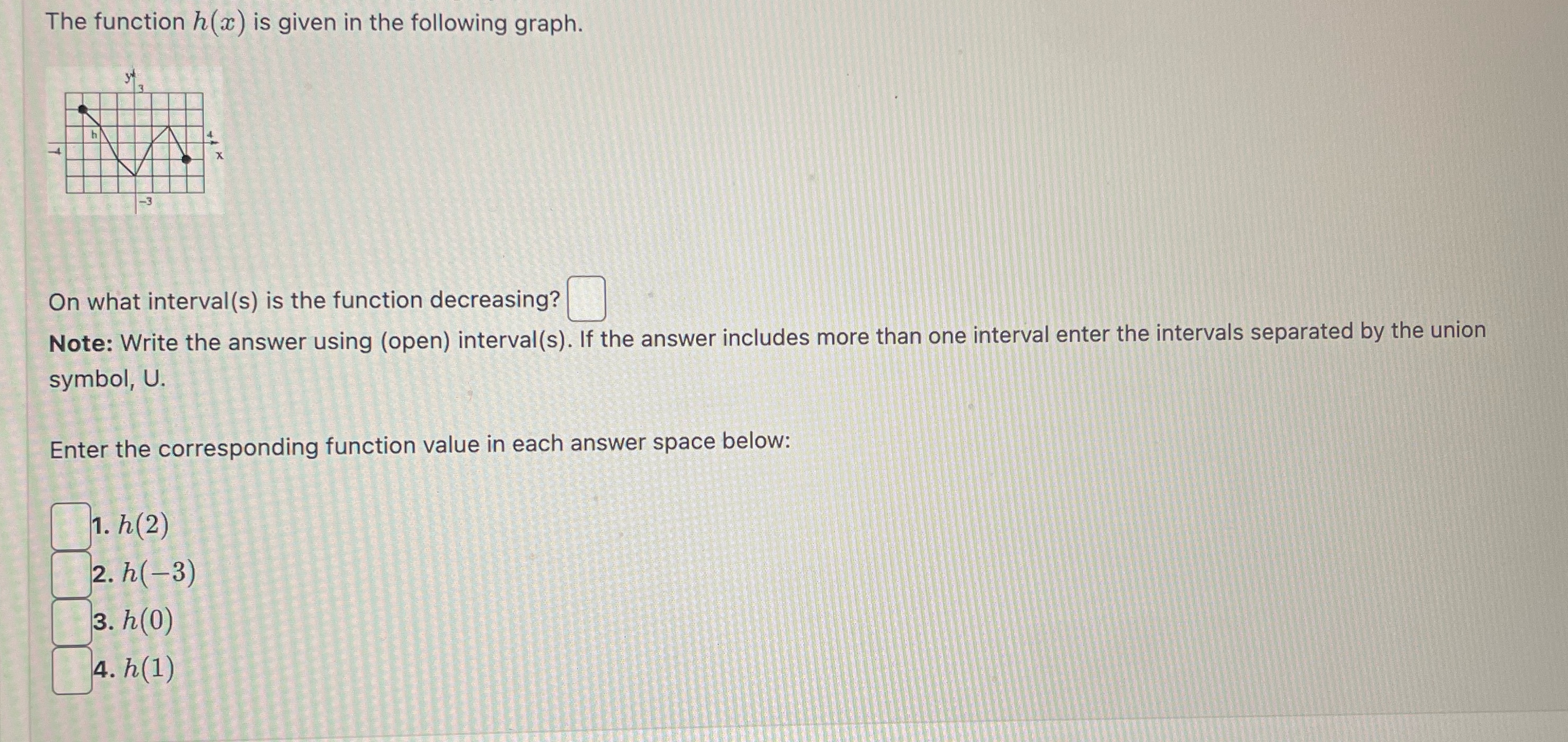 The function h (a) is given in the following