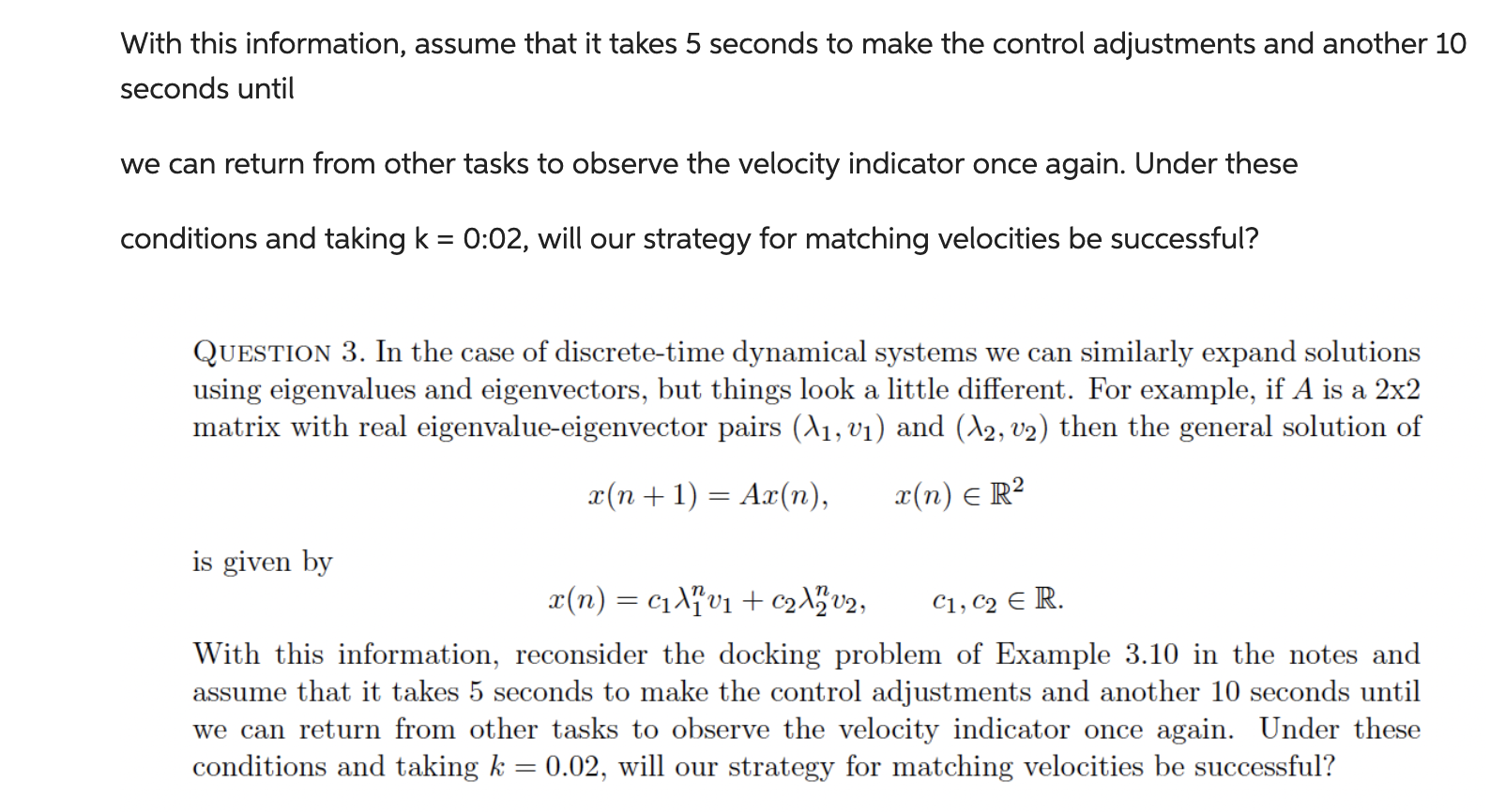 l/\\l(0)| I" Astronauts in training are required