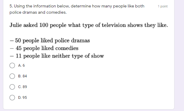 5. Using the information below. determine how