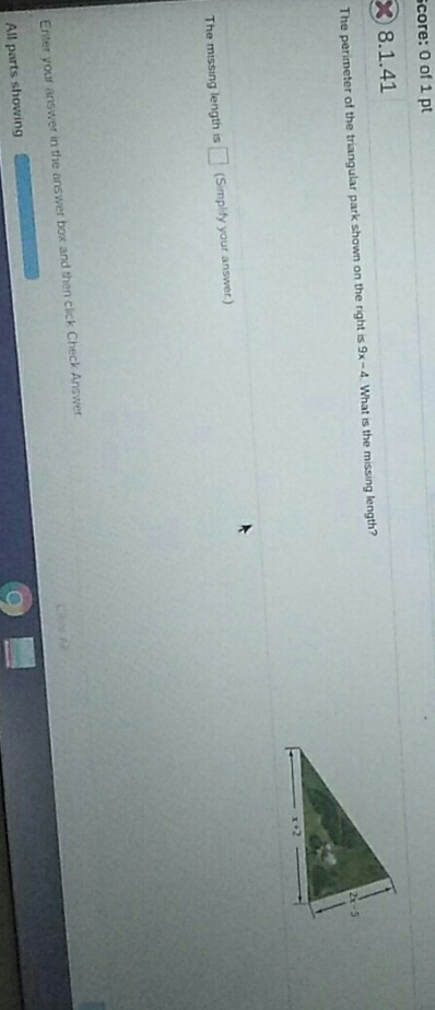 I need the answer. please core: 0 of 1 pt X)