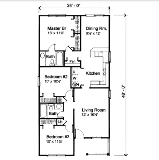 Using Houseplan #5 on page 4 of the Measurement