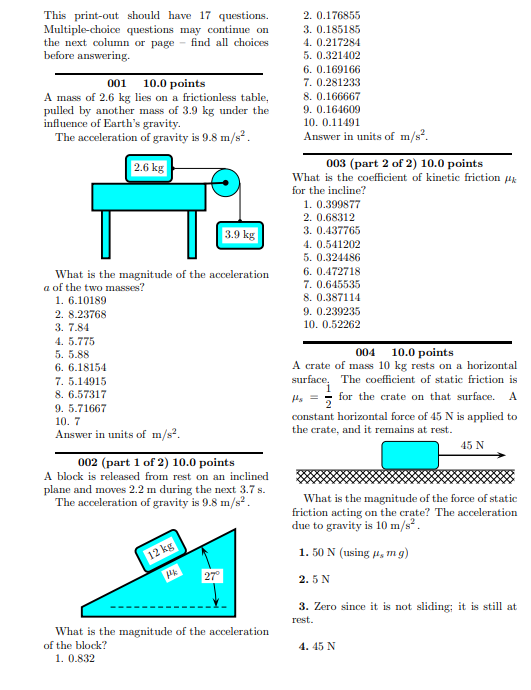 This print-out should have 17 questions. 2.