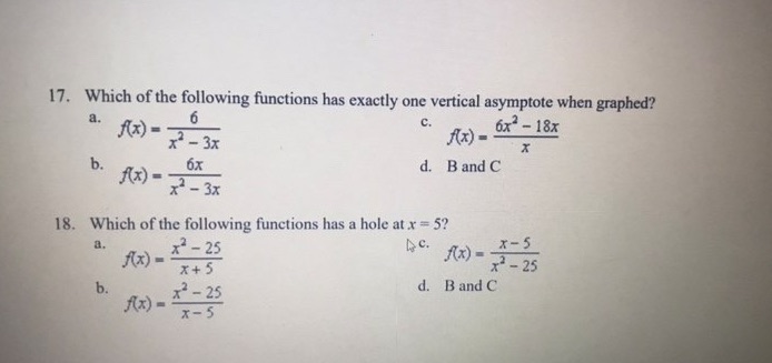 please answer both questions 17. Which of the