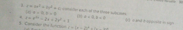 plz solve this question 10 3. am ox- + by + c;