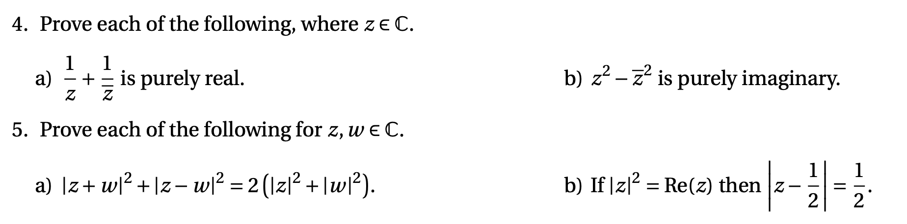 I need help with these complex number math
