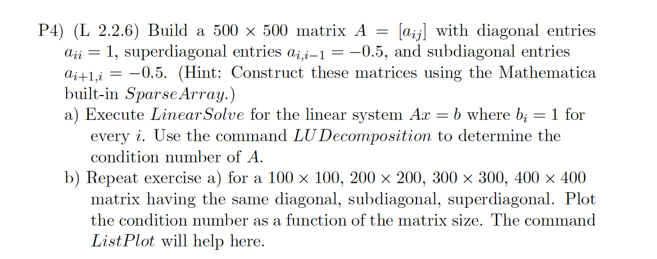 Using Mathematica, please create the correct code