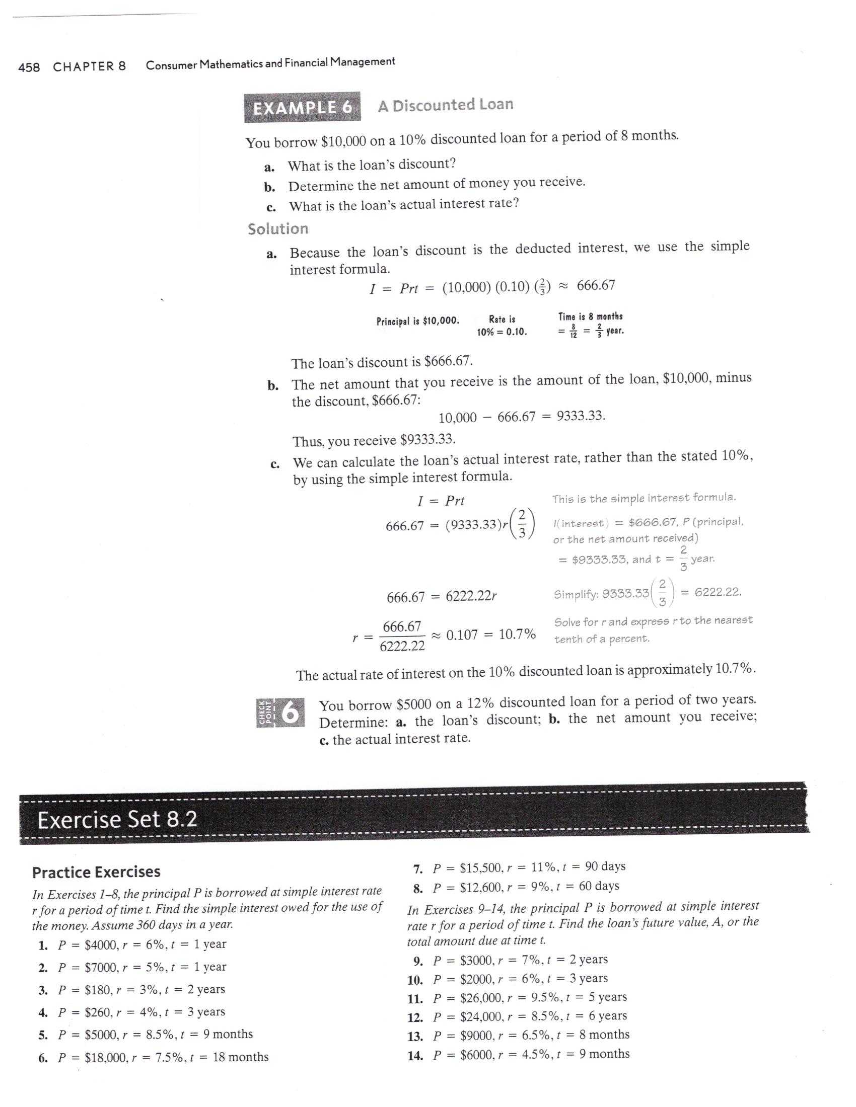 Do exercise set 8.2 the following numbers 3, 5,