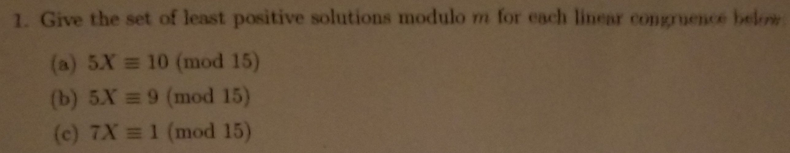 How do I solve this question? 1. Give the set of