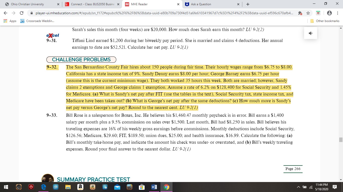 Instructions Throughout this course we will