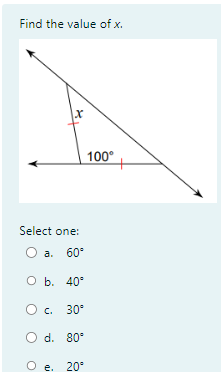 Find the missing length. The triangles in each