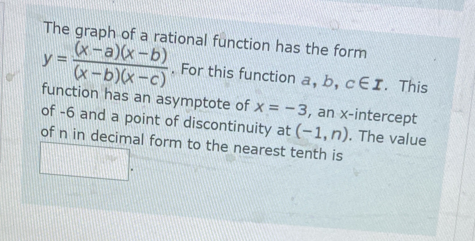 how would i work out this question The graph of a