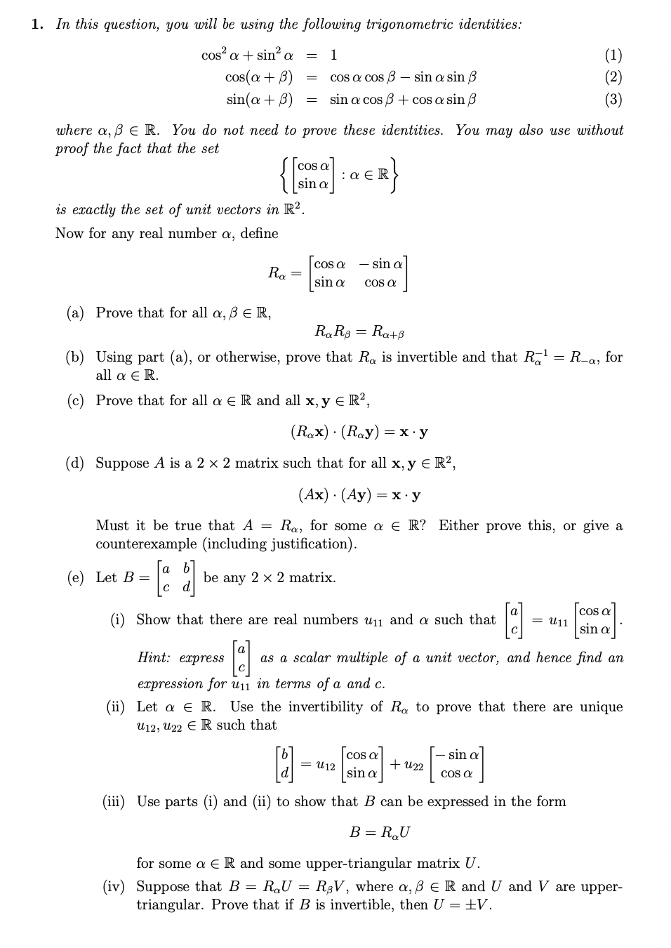 1. In this question, you will be using the