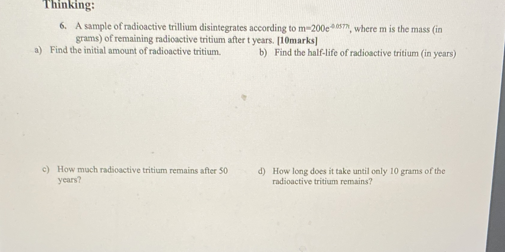 thank you (grade12math)logarithmic functions