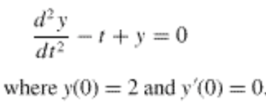 Using the second order Runge Kotta Method, solve