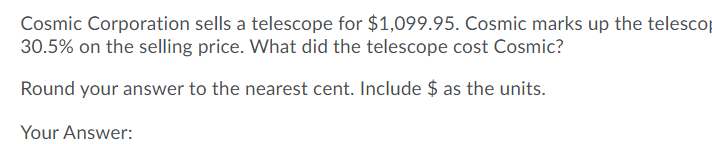 Hello! Please help me solve this. Cosmic