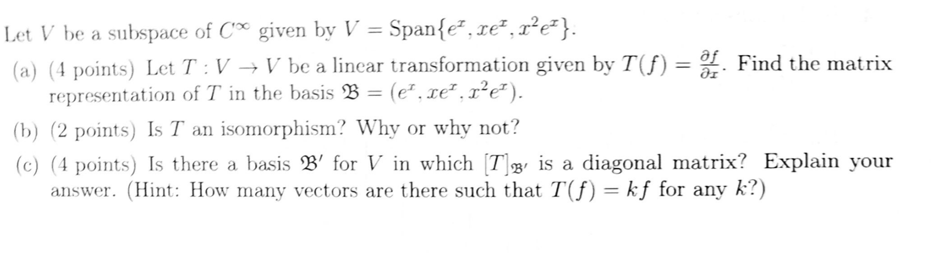 Can you answer these, please? Thank you! Let V he