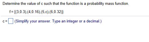 Can you show me how to get the value of c from