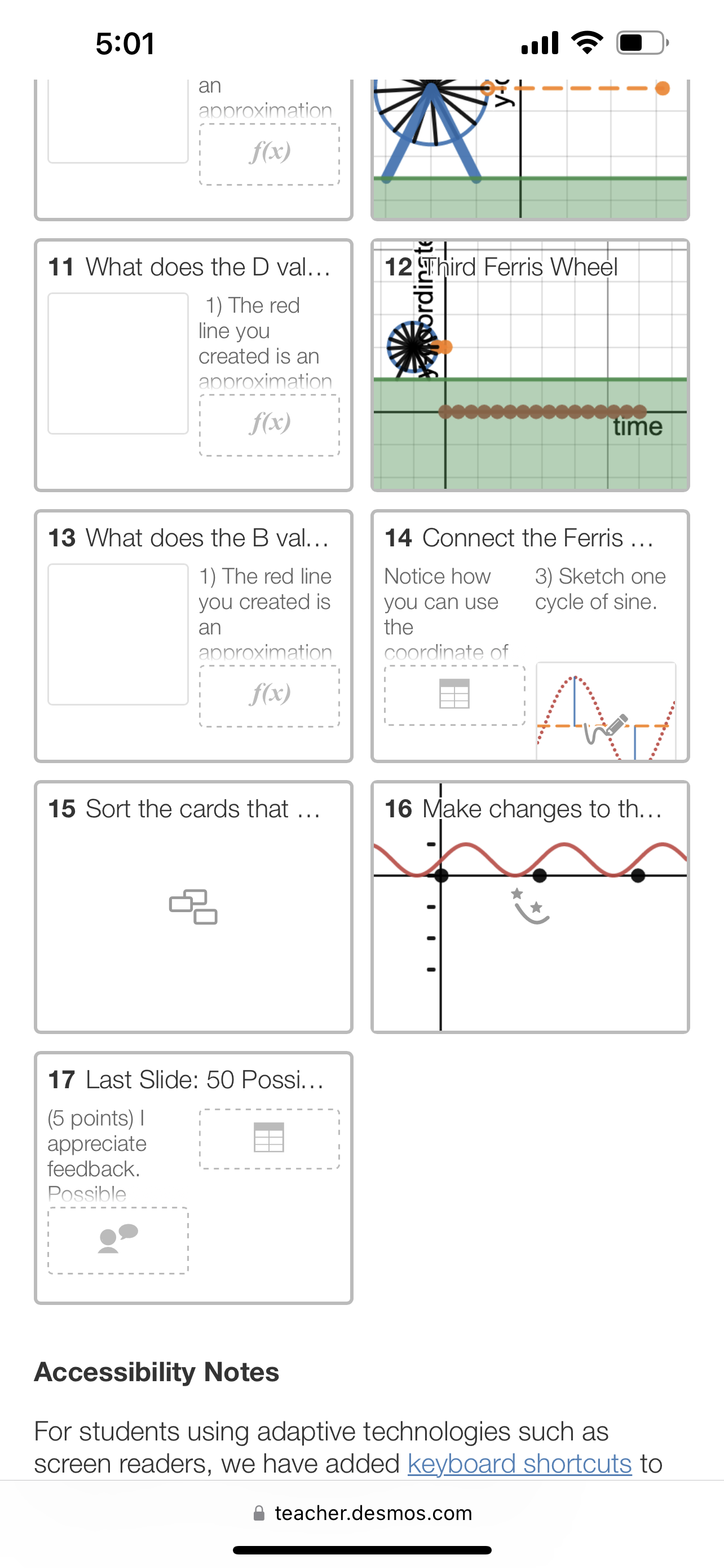 6.1 Sine of a Ferris Wheel here is the link