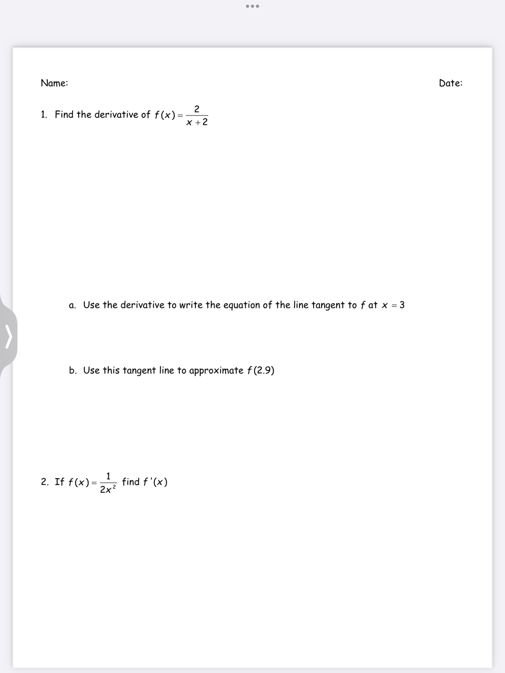 answer questions 1 to 3 show all work 3. If IimM